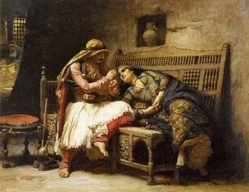 unknow artist Arab or Arabic people and life. Orientalism oil paintings  341 oil painting image